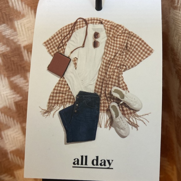 All Threads Tan & Beige Somerset Wrap Cardigan - One size fits most - Picture 7 of 8